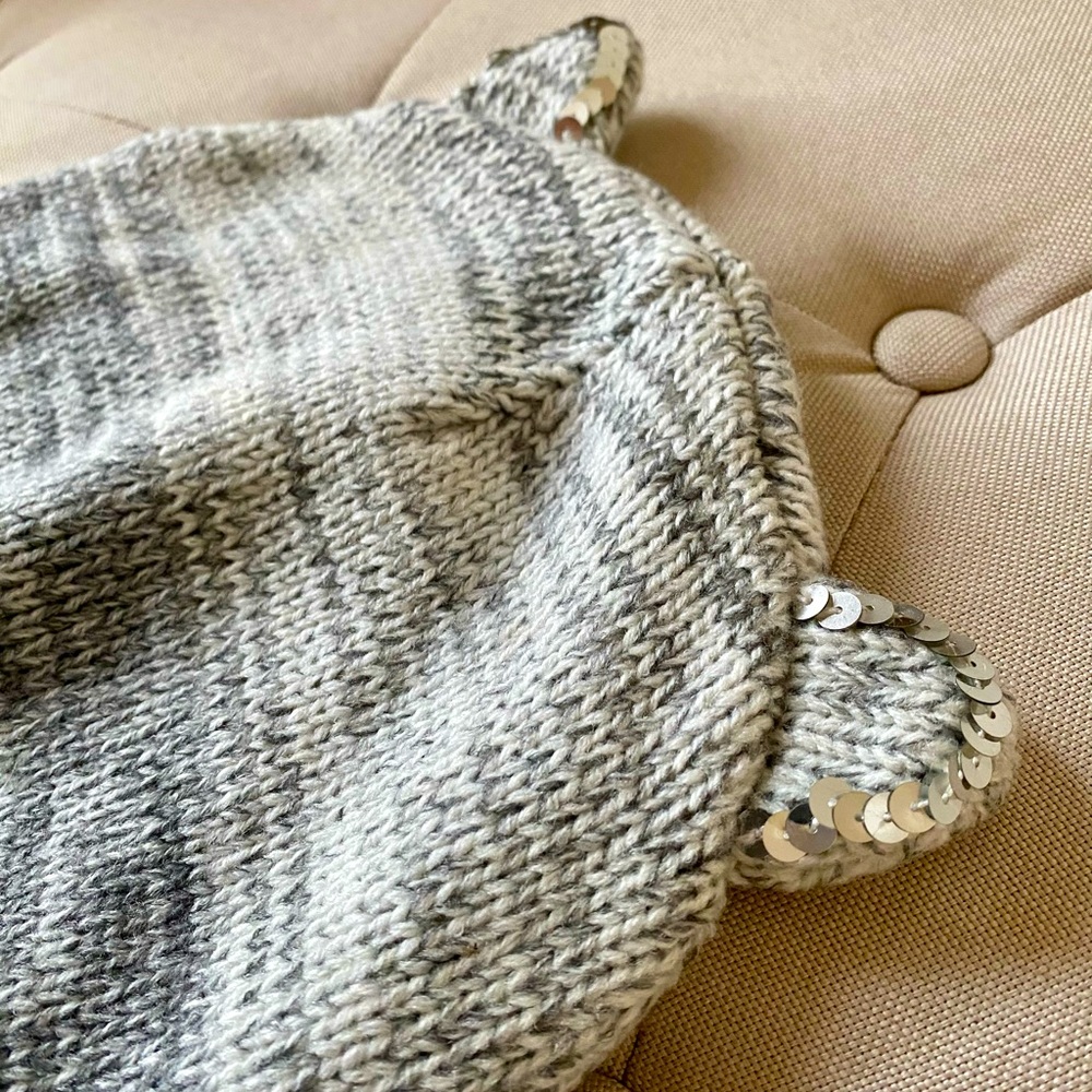 Sequin Cat Ear Beanie